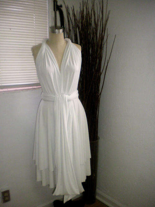 INFINITY DRESSES WHITE. Can be used as wedding or bridesmaids dress!
