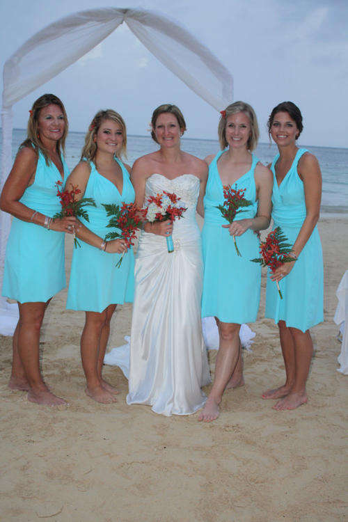 INFINITY DRESSES TIFFANY BLUE