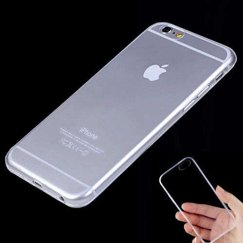 iPhone 6s plus Tempered Glass Screen Protector + Clear Soft TPU Case
