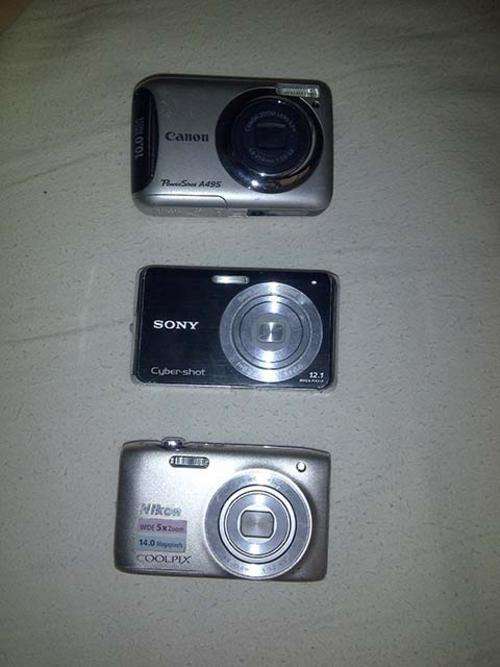 3 Digital Cameras (Canon, Nikon, Sony)