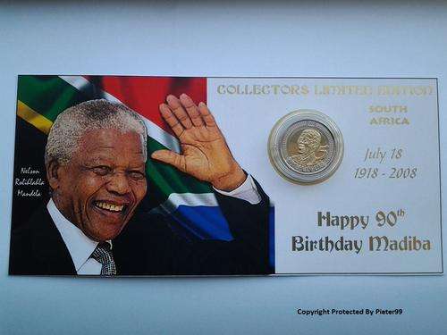 /////////////COLLECTORS LIMITED SET EDITION MANDELA 90 BIRTH DAY //////
