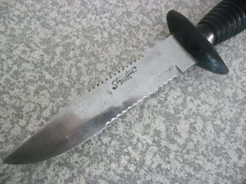 OLD SOUTH AFRICA 1980 SANDF (NAVY ) DIVERS KNIFE ORIGINAL WITH OUT CASING