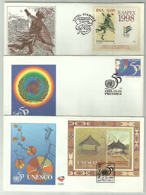 RSA 6 Series FDC lot of 3