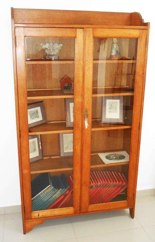 Solid American Oak Display/Cabinet-Book/Cabinet Large 1940s