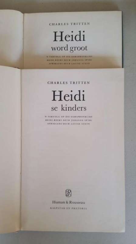 Heidi word Groot & Heidi se Kinders - Charles Tritten