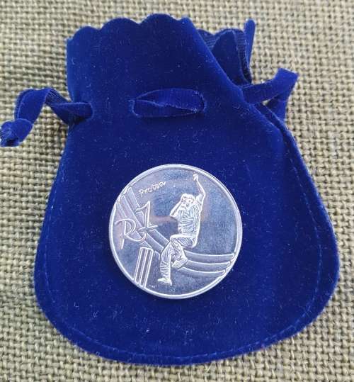 2003 Silver R1 Protea Uncirculated Cricket