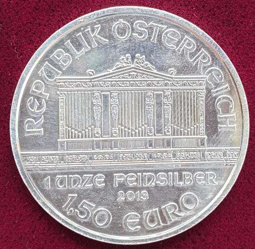 2013 1oz Silver Austrian Philharmonic Coin