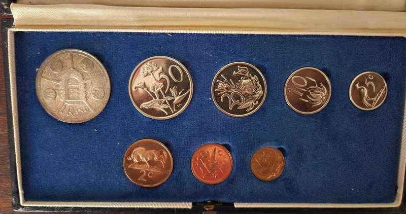 1974 SA Proof Set in SA Mint Box
