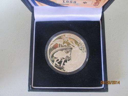 2004 Proof Silver R1 Democracy in SAM box and with certificate