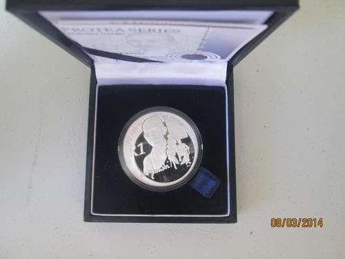 2008 Proof Silver Ghandi R1 in SAM Box with Certificate