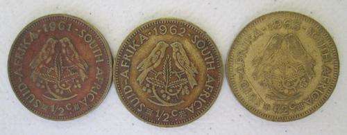 1961, 1962 and 1963 half cent