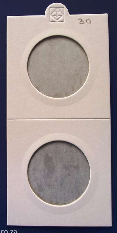 Lighthouse Self Adhesive Coin Folders 30 mm