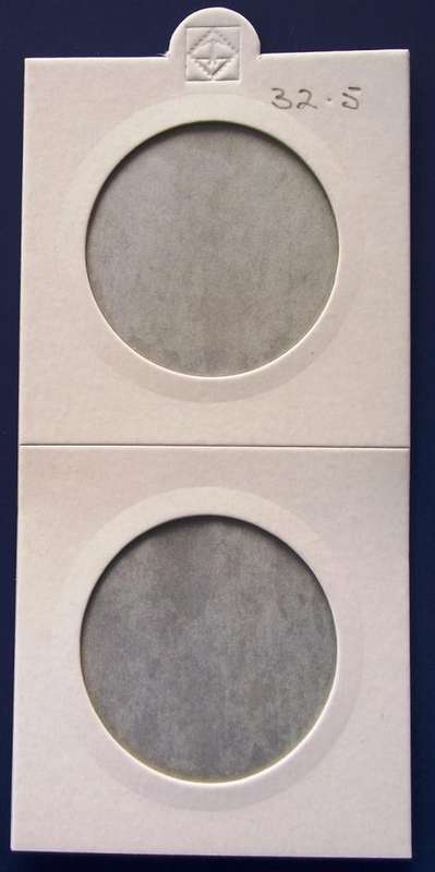 Lighthouse Self Adhesive Coin Folders 32,5 mm