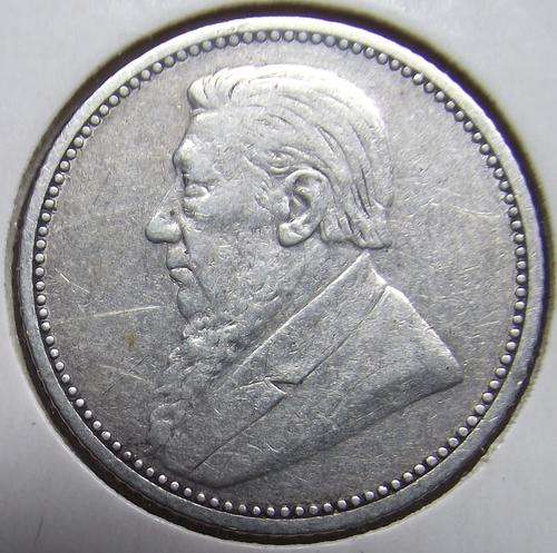 1894 Paul Kruger Sixpence