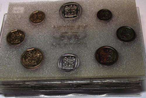 SA Mint Uncirculated Packs 1967 - 1992 (17 Sets as listed )