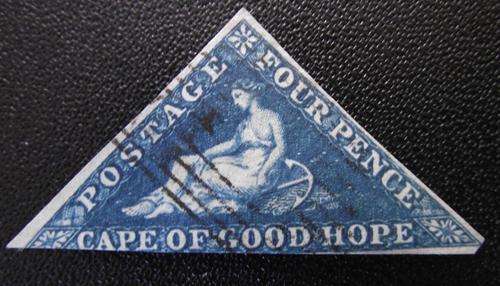 Cape of Good Hope 4 PenceTriangle Used