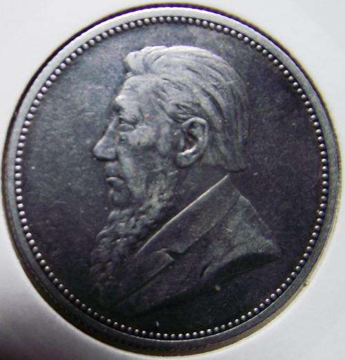 1894 Paul Kruger Two Shillings