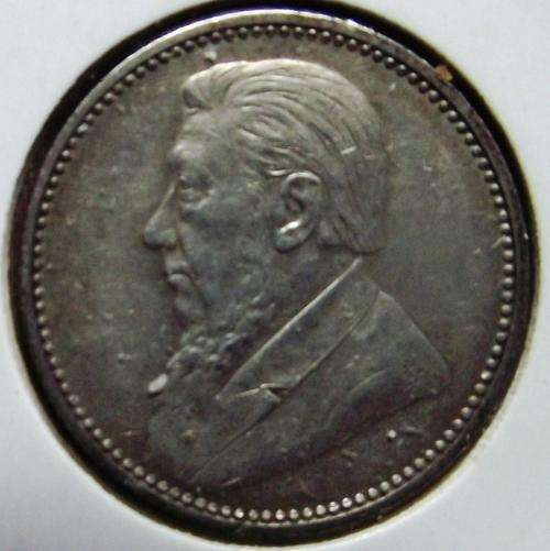 1897 Paul Kruger Sixpence