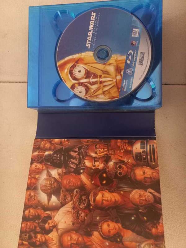 Star Wars: The Complete Saga Blu Ray, Episode 1-VI, Extended scenes, remastered CGI and quality