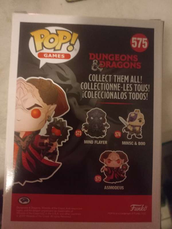 Funko Pop! Games: Dungeons & Dragons - Asmodeus, Multicolor (with box)