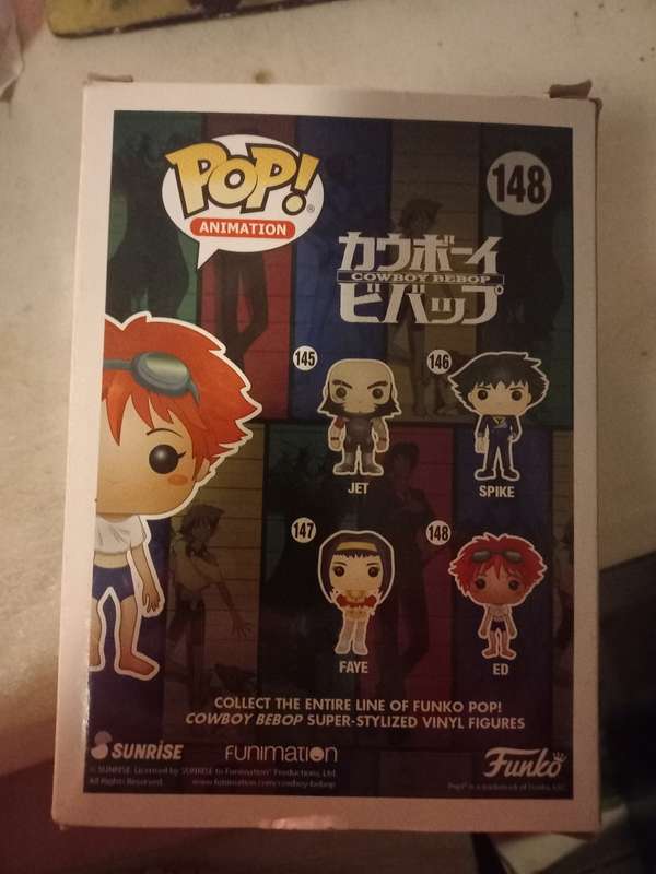 Funko Pop! Vinyl Figure Cowboy Bebop Ed Pop Animation Figure #148 (with box)