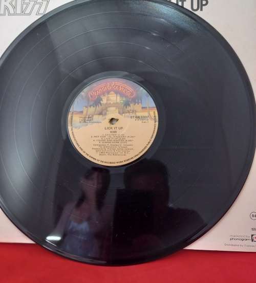Kiss - Lick it Up Vinyl Record - UK