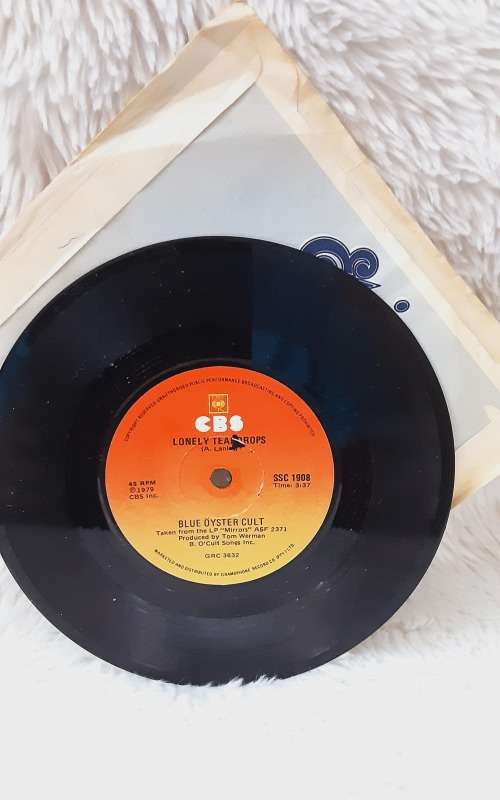 Blue Oyster Cult - Loney Tear Drops Vinyl 7` 45 RPM Single