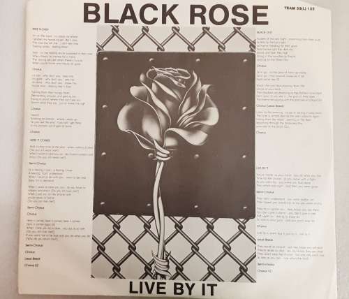 Black Rose  - Live By It Vinyl LP