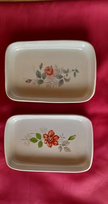 Vintage Rare White with Flowers Ironstone/Corningware SAA Serving Plate