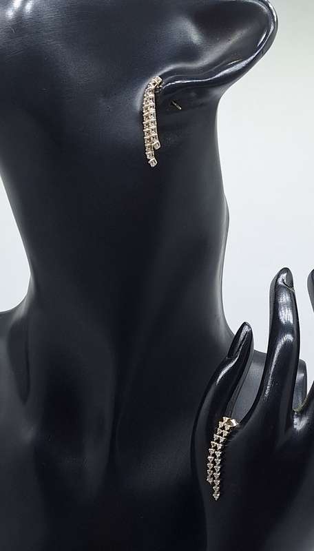 White Gold Diamond Earrings