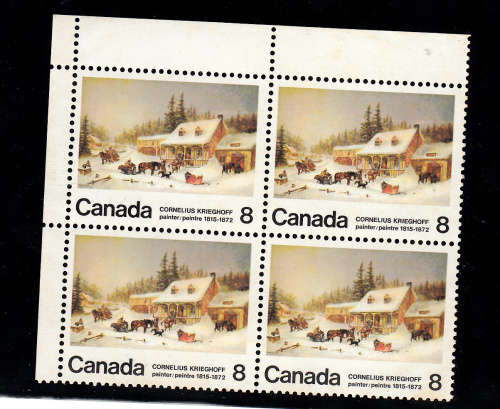Canada MNH corner block as scanned