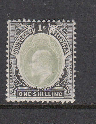 Southern Nigeria King Edward V11  1/- unused no gum
