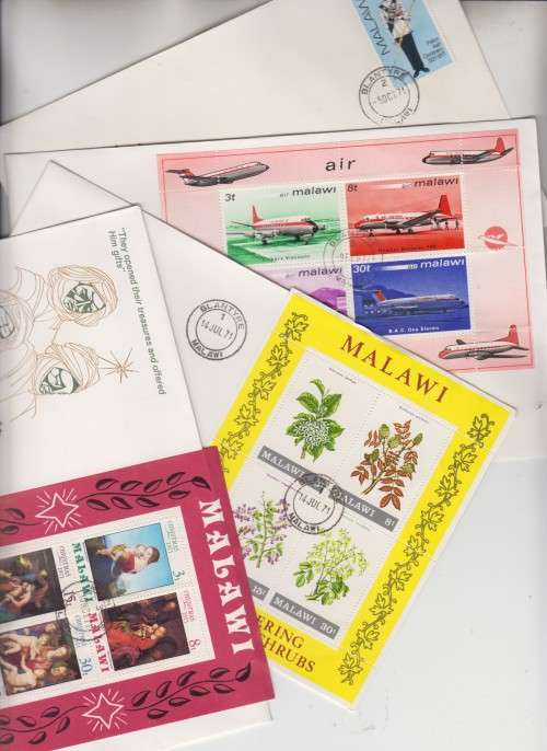 Malawi four FDC as scanned