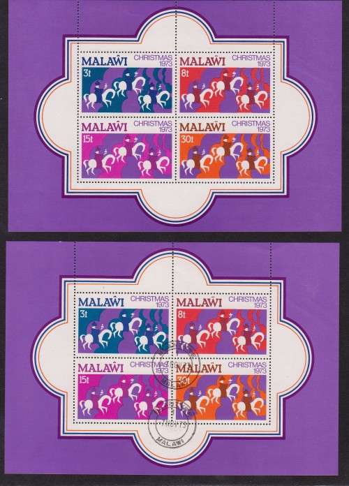 Malawi MNH and CTO Mini sheets
