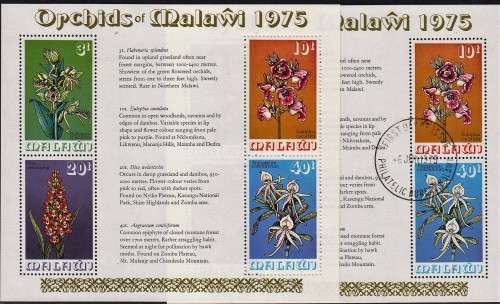 Malawi MNH and CTO Mini sheets