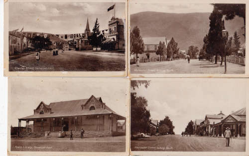 A selection of  7 very old unused Postcards Somerset East pictures as scanned