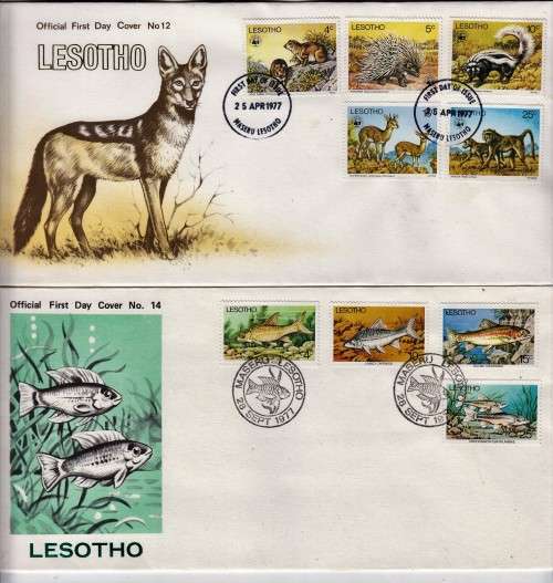 Lesotho three clean FDC
