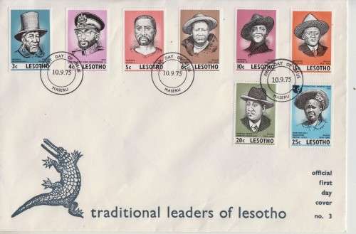 Lesotho three clean FDC