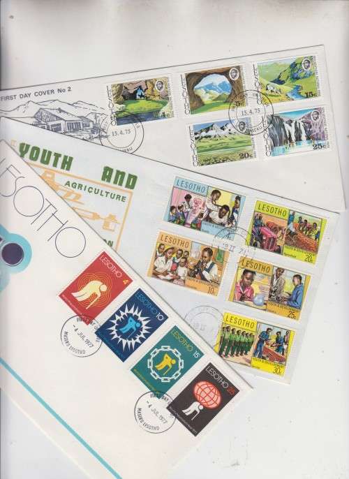 Lesotho seven clean  FDC two scans