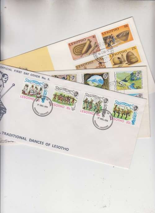 Lesotho seven clean  FDC two scans