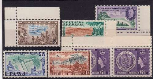 Southern Rhodesia MNH selection Rhodes Centenary