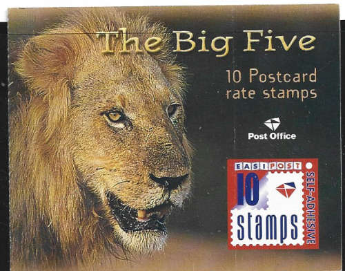 The Big Five Booklet dated 12/10/2003 face value R129.00 cat R260