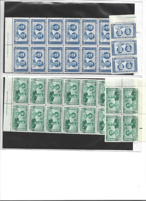 Basutoland MNH blocks Royal Visit 1947 issue