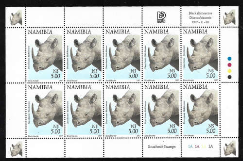 Namibia MNH sheetlet N$5.00 as scanned