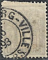 Luxembourg used  early issues two scans