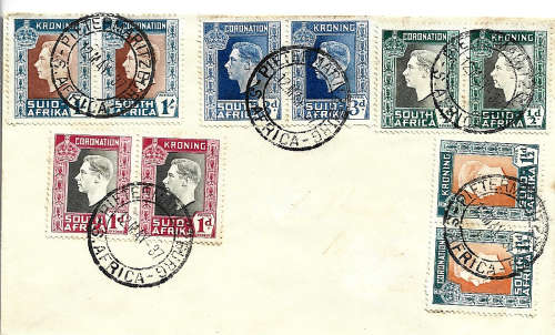 KGV1 Coronation on private FDC