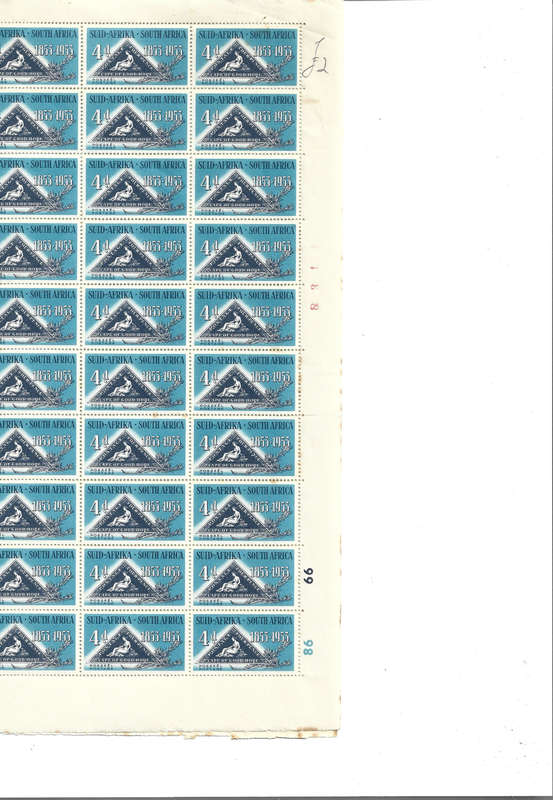 RSA SACC 143 full sheet folded in half and scanned in two parts back and front sold as is
