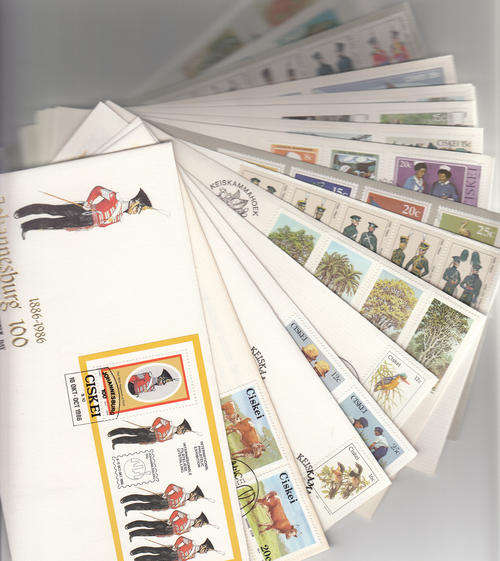 Ciskei 15 first day covers all different
