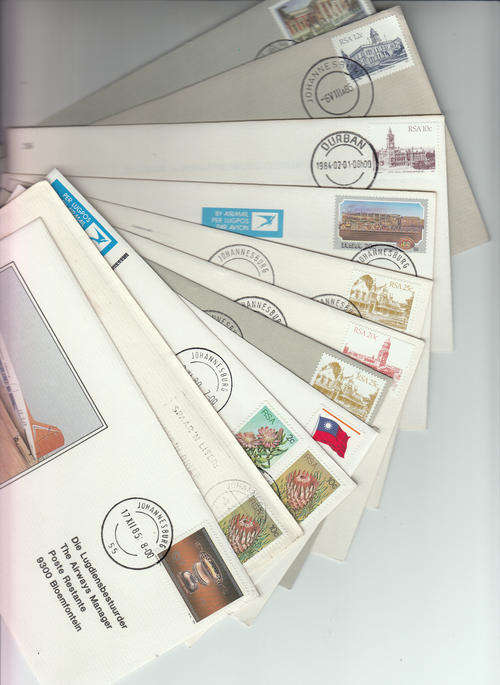 SA Airways covers 30,31,32 35 to 42 (11 covers)