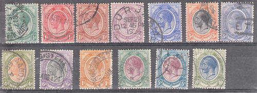 SA 1913 definitive issue used selection as scanned